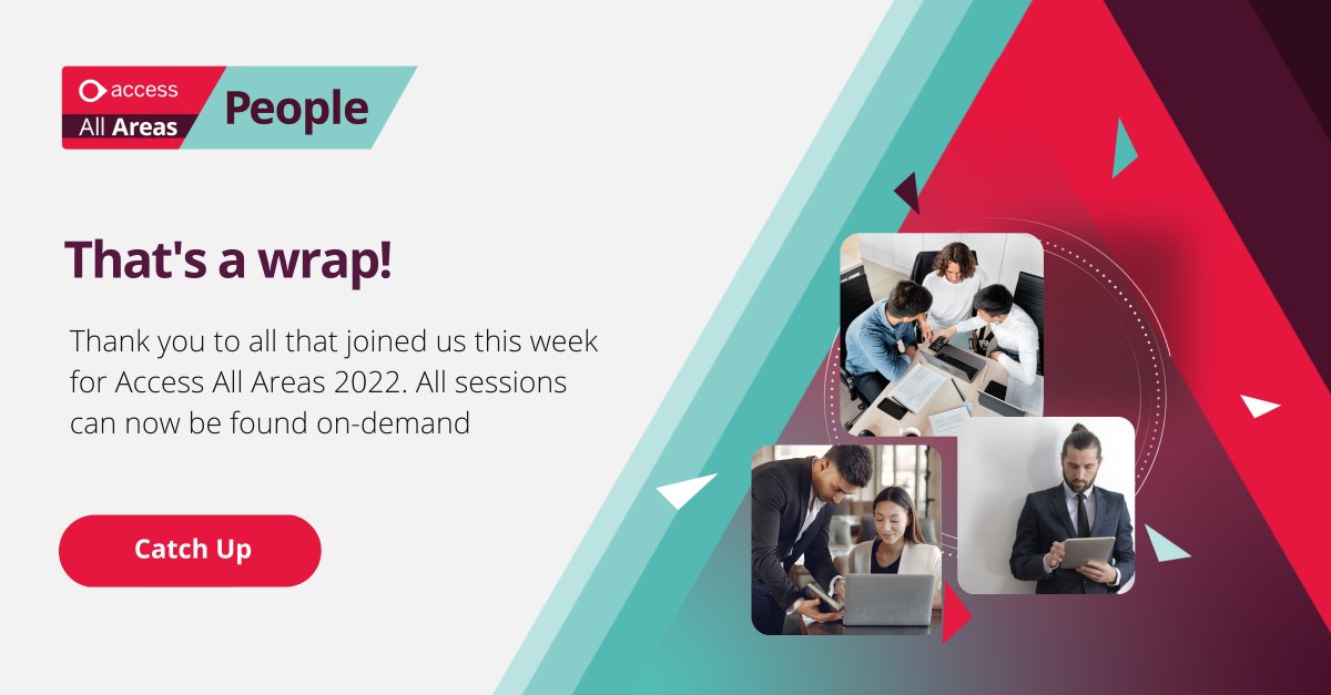 Access_PEO's tweet photo. Thatโs a wrap ๐ฌ
What a fantastic week it's been showcasing our range of Access People solutions. We hope you enjoyed it!
If you missed any sessions & would like to catch up, follow the link below to view our sessions on-demand.
https://t.co/TaYBDzPEvG
#AAA22 #AccessAllAreas https://t.co/xRgx1wjF4I