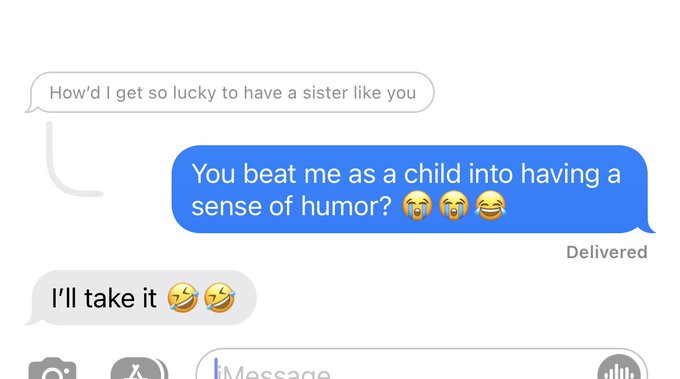 Breaking:  My older brother has finally admitted to being the problem child 😌😌 https://t.co/G8FZbEPQ