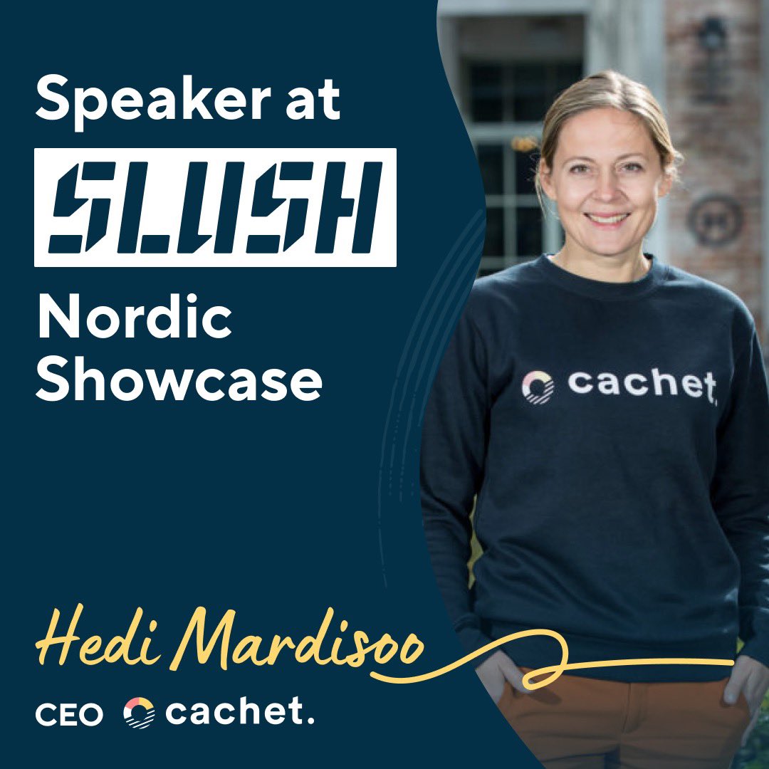 We’re thrilled to announce that our CEO <a href="/hedimardisoo/">Hedi Mardisoo</a> is speaking at <a href="/SlushHQ/">Slush</a> 🇫🇮 We were selected along with <a href="/SingleEarth1/">Single.Earth</a> to represent Estonia for the Nordic Showcase 🚀✨

Honored to be among names like <a href="/Kahoot/">Kahoot!</a>!, <a href="/boltapp/">Bolt</a>, and <a href="/Veriff/">Veriff</a>, who all took part in the Nordic Showcase👏