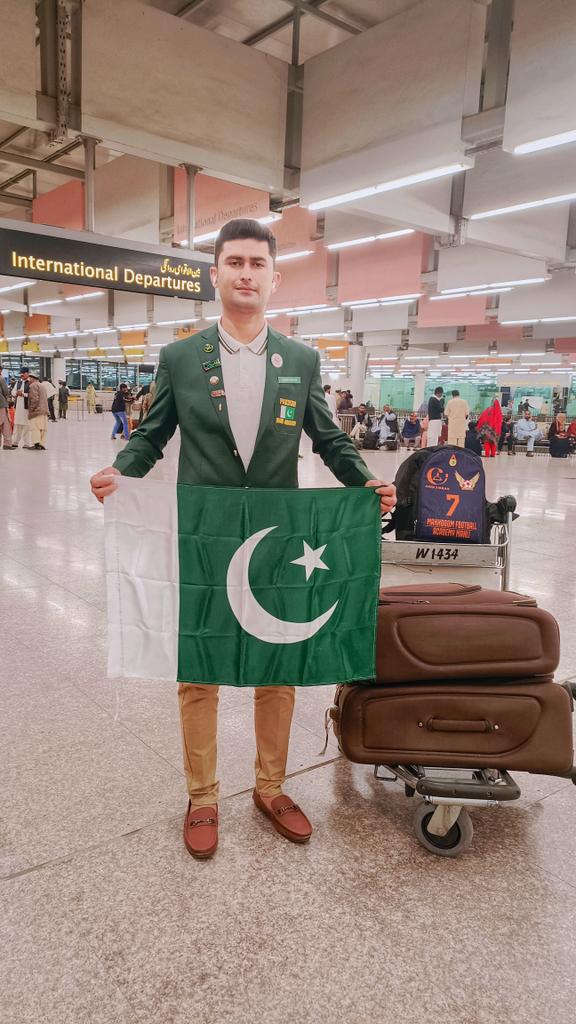 ZaheerKhattak07's tweet photo. Alhamdulilah! A dream come true. Traveling to Qatar to join @FIFAWorldCup ™ Qatar 2022 and @GA4good Festival 2022. Thanks @CafeImran Your support makes my dream possible and will get once-in-a-lifetime opportunity to be part of the largest sporting event in the world https://t.co/YfRCVLoZBm