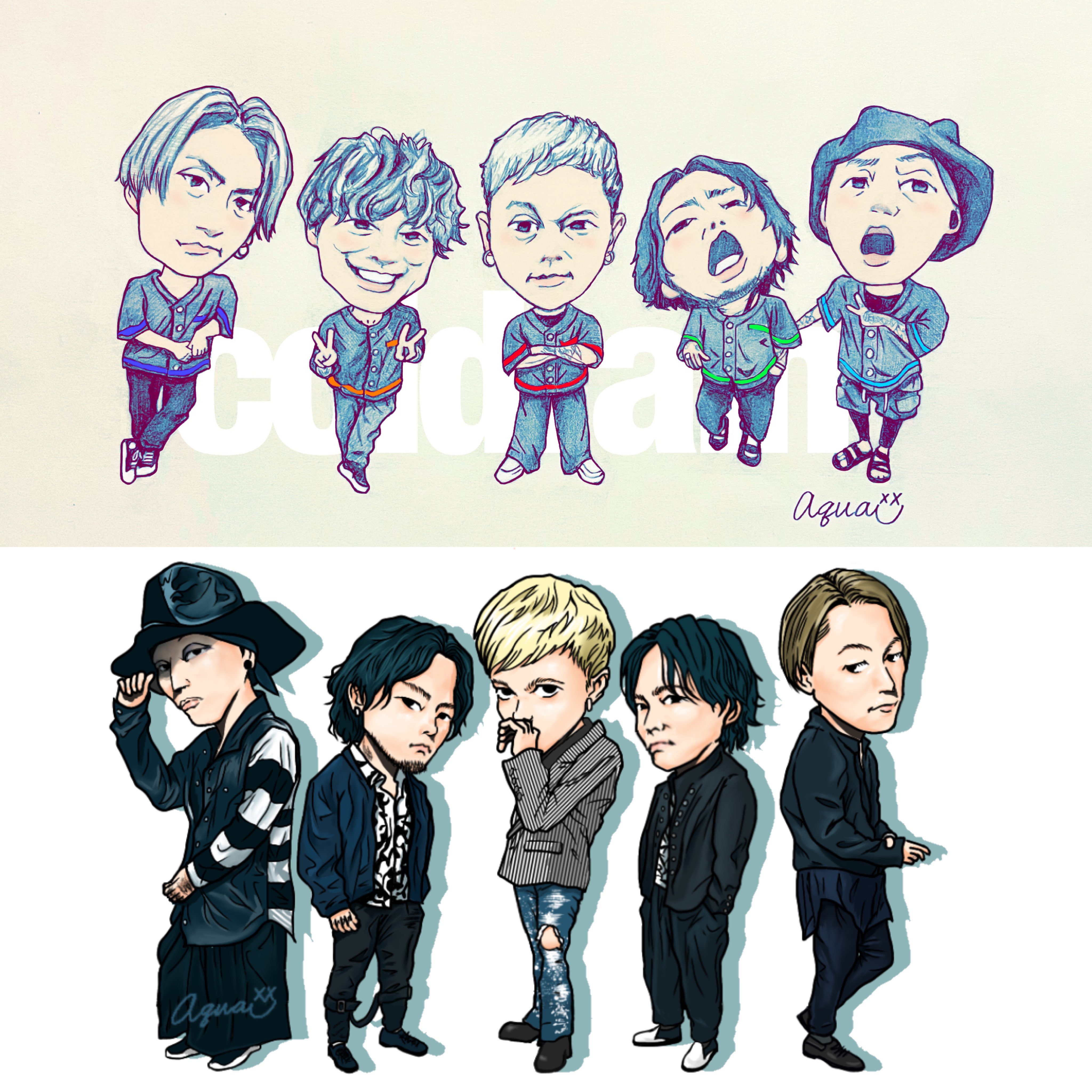 Aqua ᴗ バンドマンお絵かき Aqua Of 69 Twitter