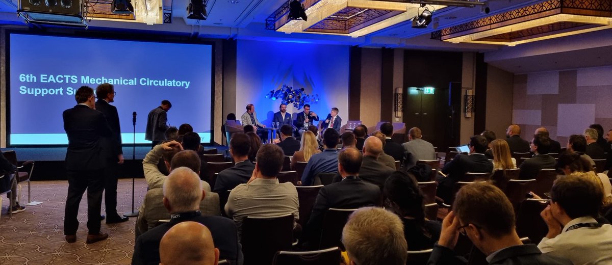 EACTS's tweet photo. We’re thrilled that over 200 attendees are with us at the 6th EACTS Mechanical Circulatory Support Summit!

Over the next few days, attendees will hear from exceptional faculty who will share inspiring presentations and live-in-a-box cases. 

Tag us in your posts using #EACTS 📸 https://t.co/GFG6i4Xaf8