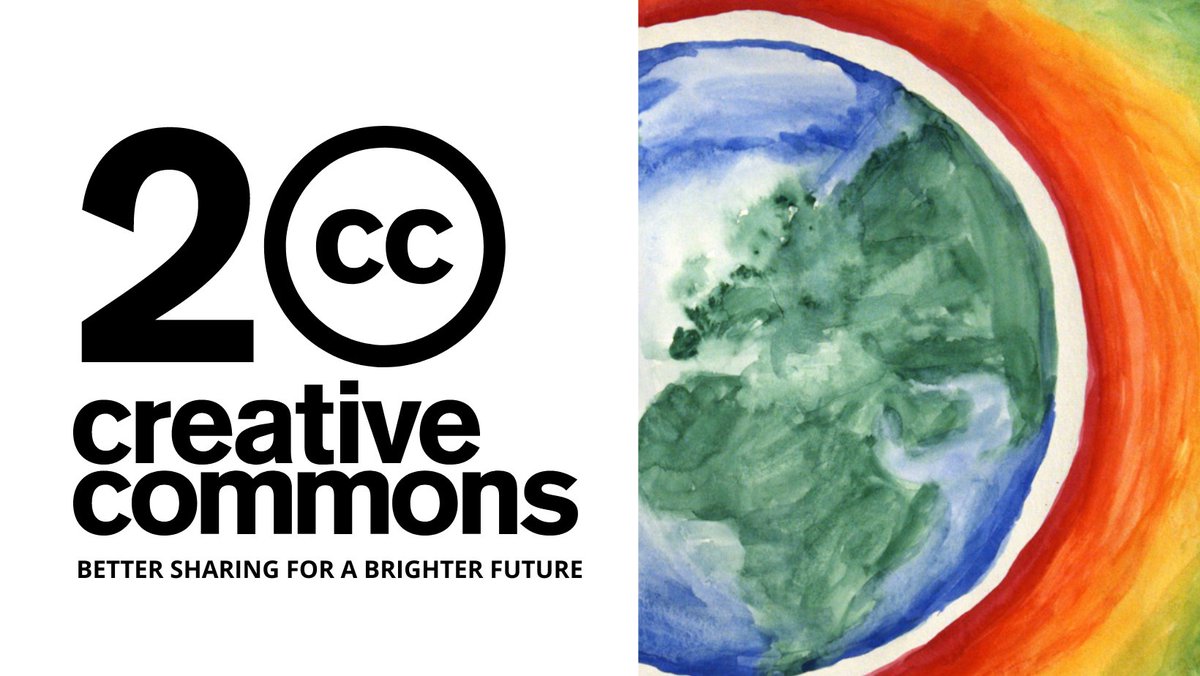 Join us to celebrate 20 years of CC licenses. This is a huge milestone.
 
We are committed to promoting #BetterSharing that benefits the public and builds a #BetterInternet — one where everyone has access to culture, science, and knowledge.
 
Support us 👉 creativecommons.org/donate