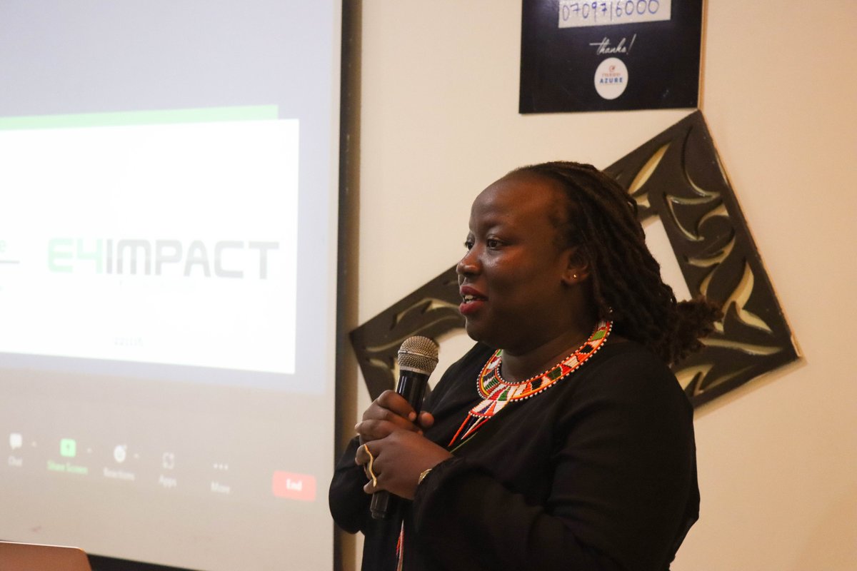 Chebet Cheruiyot @E4Impact presents on the role the ESO has played in the Restoration Factory programme @PrideInnAzure, where the Restoration Initiative global agenda has been running from 14th -18th Nov 2022. @UNEP @FAO @IUCN @theGEF @P4Forests @Bridge4Billions @MHUBKENYA