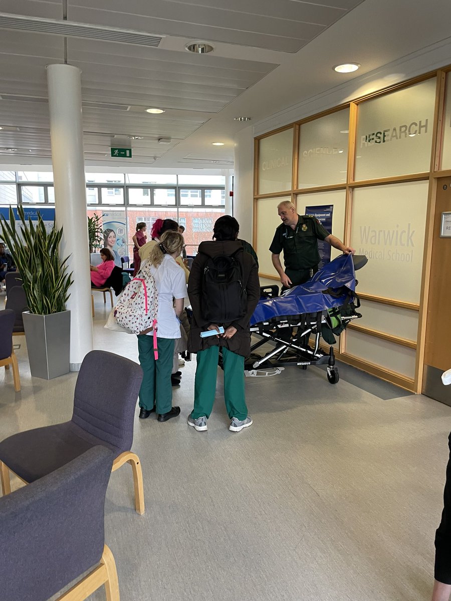 LucyEdgeOT's tweet photo. Great event so far with colleagues from @CWPT_NHS, Coventry Social Services, WMAS, @Arjo_Global and @HarvestHealthUK coming to demonstrate equipment and talk about services for bariatric patients #systemsthinking #integratedcaresystems #bariatricequipment https://t.co/wuFBpBIZjO