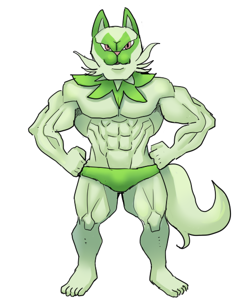 ニャオハの進化系です #ニャオハ立て #ポケモンスカーレット #ポケモン