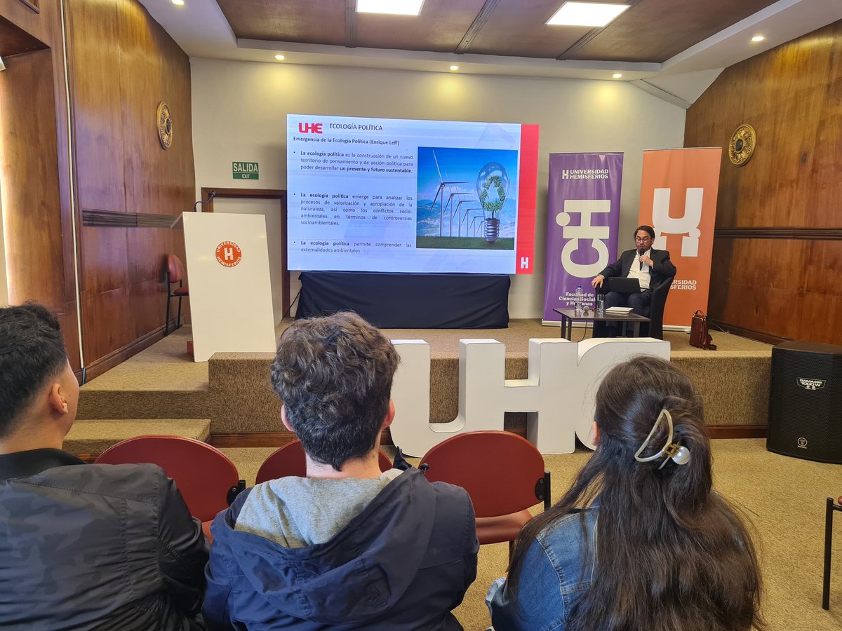 uhemisferios's tweet photo. #Ahora | 🌎 #IRWeek
Iniciamos el último día de este evento con la ponencia de Julio Peña y Lillo, Docente de la Facultad de Ciencias Sociales y Humanas.
Conversa con nuestros estudiantes sobre #EcologíaPolítica en #AméricaLatina. https://t.co/samxe50MIk