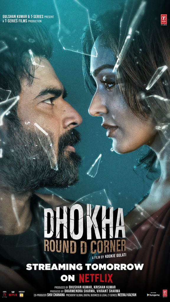 Kookie Gulati (@kookievgulati) on Twitter photo The thriller we all were waiting for #DhokhaRoundDCorner Streaming Tomorrow only on <a href="/NetflixIndia/">Netflix India</a>
#DhokhaRoundDCornerOnNetflix
<a href="/ActorMadhavan/">Ranganathan Madhavan</a> <a href="/KhushaliKumar/">Khushali Kumar</a> <a href="/Aparshakti/">Aparshakti Khurana</a> <a href="/DarshanKumaar/">Darshan Kumaar</a> <a href="/kookievgulati/">Kookie Gulati</a> <a href="/CastingChhabra/">Mukesh Chhabra CSA</a> #BhushanKumar #KrishanKumar The thriller we all were waiting for #DhokhaRoundDCorner Streaming Tomorrow only on <a href="/NetflixIndia/">Netflix India</a>
#DhokhaRoundDCornerOnNetflix
<a href="/ActorMadhavan/">Ranganathan Madhavan</a> <a href="/KhushaliKumar/">Khushali Kumar</a> <a href="/Aparshakti/">Aparshakti Khurana</a> <a href="/DarshanKumaar/">Darshan Kumaar</a> <a href="/kookievgulati/">Kookie Gulati</a> <a href="/CastingChhabra/">Mukesh Chhabra CSA</a> #BhushanKumar #KrishanKumar