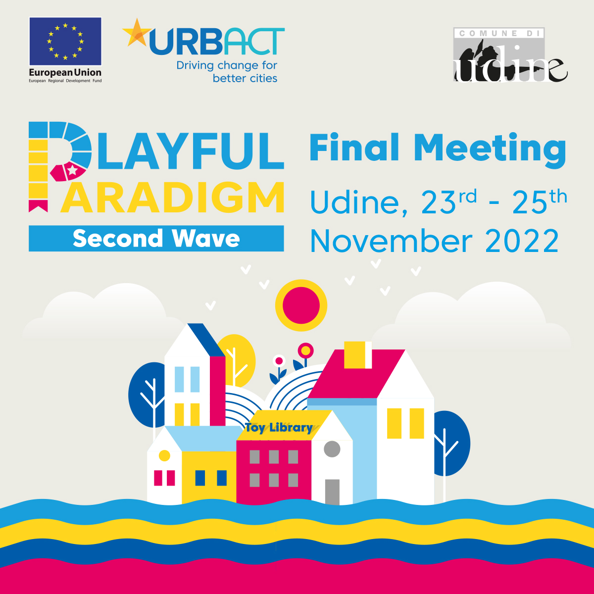 PlayfulParadigm (@playfulparadigm) on Twitter photo #PlayfulParadigm is coming to an end...👇🏼
See you at Final Meeting, in #Udine from 23 to 25 November!✅
On the last day, the partners will meet the Ad Hoc Experts from #Paris and #Barcelona, who will share their innovative "City Plans" focused on #Play!😍
<a href="/Urbact_IT/">URBACT Italia</a> #PlayfulParadigm is coming to an end...👇🏼
See you at Final Meeting, in #Udine from 23 to 25 November!✅
On the last day, the partners will meet the Ad Hoc Experts from #Paris and #Barcelona, who will share their innovative "City Plans" focused on #Play!😍
<a href="/Urbact_IT/">URBACT Italia</a>