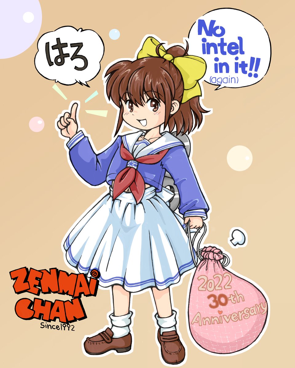 zenmaichan's tweet image. 「必殺!せぇらぁ少女だ!!」
この子が生まれて30年経ちました。
こんなに時間が過ぎても時々誰かに描いてもらえる幸せな娘です。今まで生きながらえてこられたのもひとえに皆様のお陰です。
そして今でも変わらぬ姿でネットの片隅でこっそり生きています。
これからもたまに思い出してあげてください。
