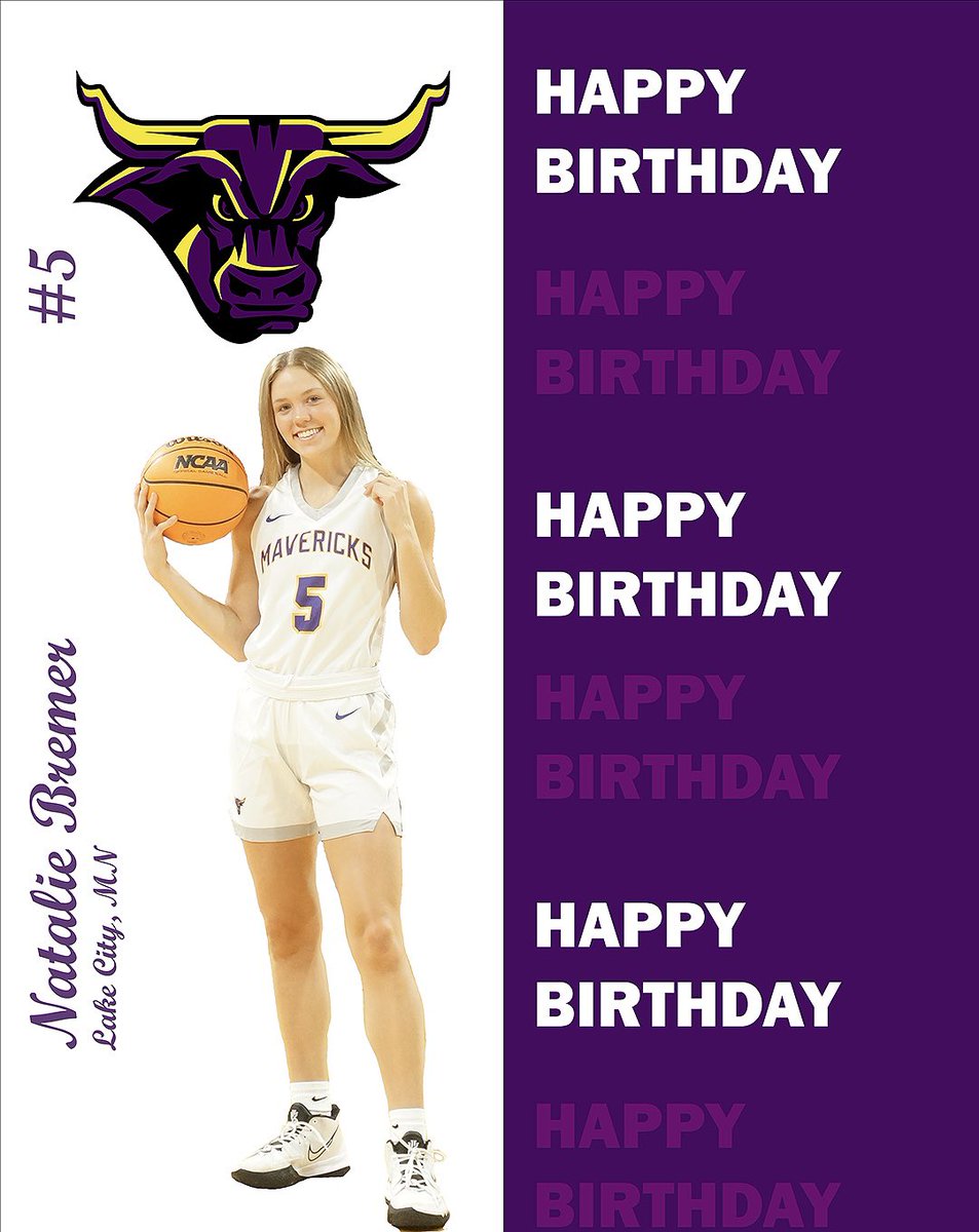 Wishing Happy Birthday to Freshman <a href="/NatalieBremer3/">Natalie Bremer</a> 🎉🥳 Enjoy your day! #Mavfam