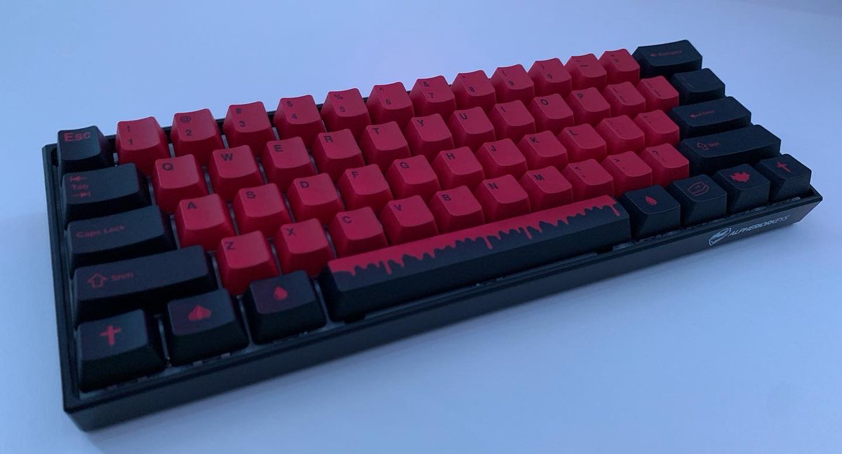 AlpheriorKeys's tweet image. 🔥❤️‍🔥🔥Blood Thirsty🔥❤️‍🔥🔥
Hai Twitter🥵 We’re giving away our HAWT Blood Thirsty Keycap Set!

To Enter
-Like &amp;amp; Retweet 
-Follow Us
-Comment a GIF❤️‍🔥

Winner Chosen Tomorrow! Good Luck everyone🔥🔥