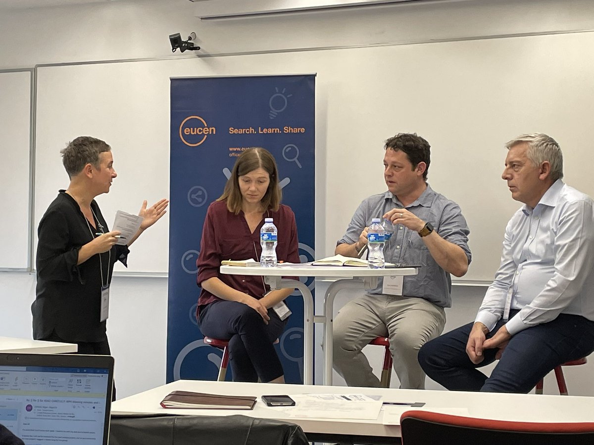 Dialogue between university-business-learner opened the 2022 eucen Autumn seminar in Barcelona. Are Higher Education institutions able to prepare students for co-creation of knowledge in an always changing industry oriented context, that is, outside the classroom environment?