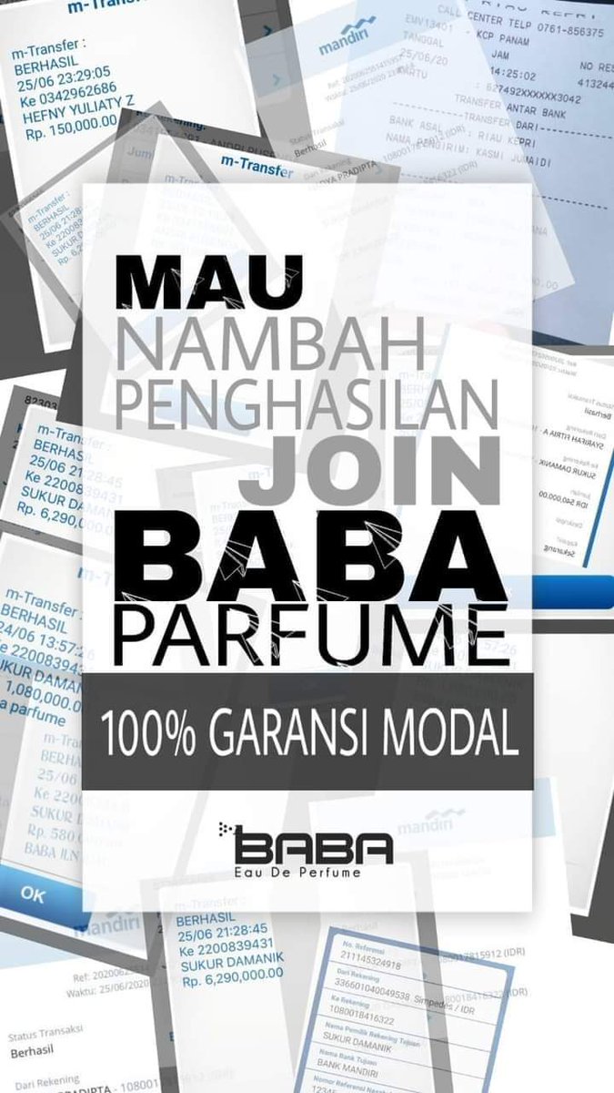 Distributor Baba parfum Medan
Open reseller dalam dan luar negeri