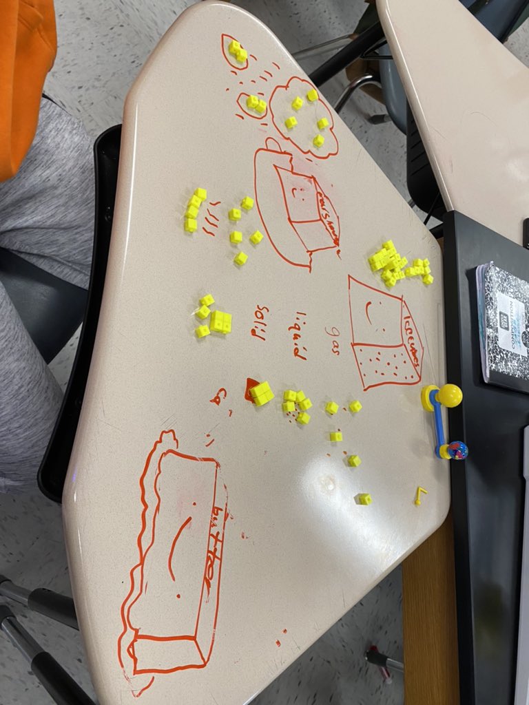 Students in Ms. Puterio’s class demonstrating their understanding of the phases of Matter using cubes. Engaging activity that utilizes the 5Cs. KUDOS! <a href="/BAM_MS_Official/">Brambleton Middle</a> <a href="/xcrunrgrl/">CoachP~Becky Puterio</a>