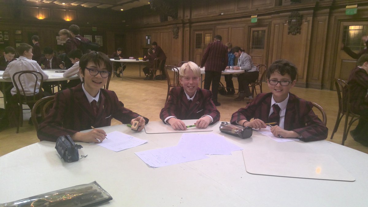 This week saw the FINAL of the Shell Team Maths Challenge! Five teams battled it out, hoping to lead their houses to victory! The results will be announced in next week's Lower School assembly!