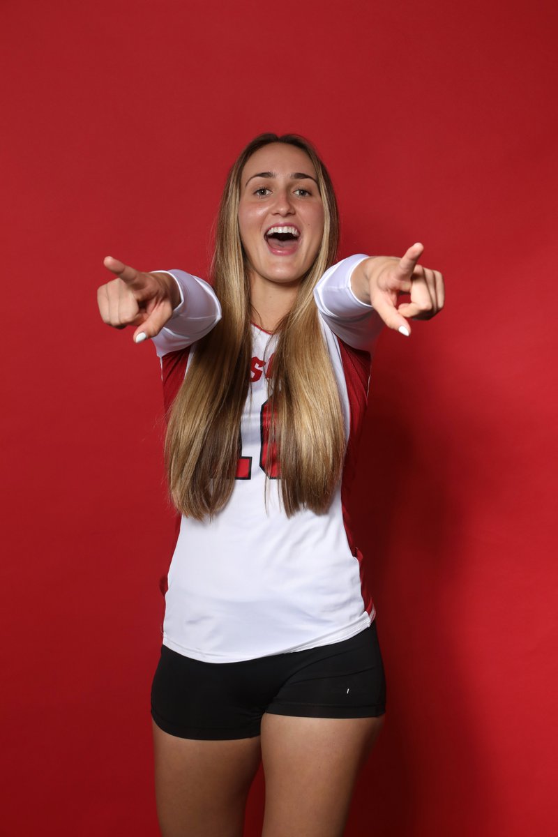PackVball's tweet photo. 𝐏𝐫𝐢𝐬𝐬𝐲 -- 𝐭𝐡𝐞 𝐥𝐞𝐚𝐝𝐞𝐫 𝐚𝐧𝐝 𝐨𝐧𝐞 𝐰𝐡𝐨 𝐤𝐞𝐞𝐩𝐬 𝐮𝐬 𝐥𝐚𝐮𝐠𝐡𝐢𝐧𝐠♥️

Joins us Saturday as we honor our three seniors after our match against Notre Dame — first serve is set for 5pm! 

#GoPack | #BiggerThanTheGame https://t.co/Jd4hxcvIBs