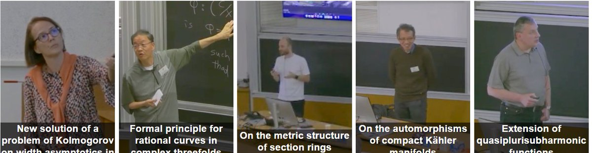 Bibli_CIRM's tweet image. 🆕🎬 Complex Geometry, Dynamical Systems and Foliation Theory
Watch the talks of Dan Coman, Tien-Cuong Dinh, Siarhei Finski, Jun-Muk Hwang, Stéphanie Nivoche in the Audiovisual Mathematics Library @_CIRM #Maths #conference #ComplexGeometry
library.cirm-math.fr/ListRecord.htm…