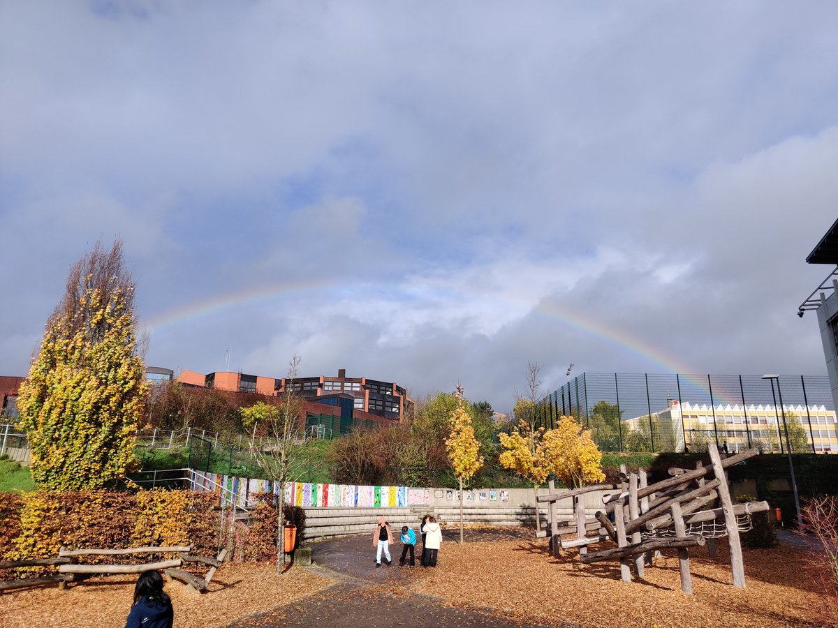Oh the excitement! 🌈✨

#onduty <a href="/ISLuxembourg/">ISL Luxembourg</a>
