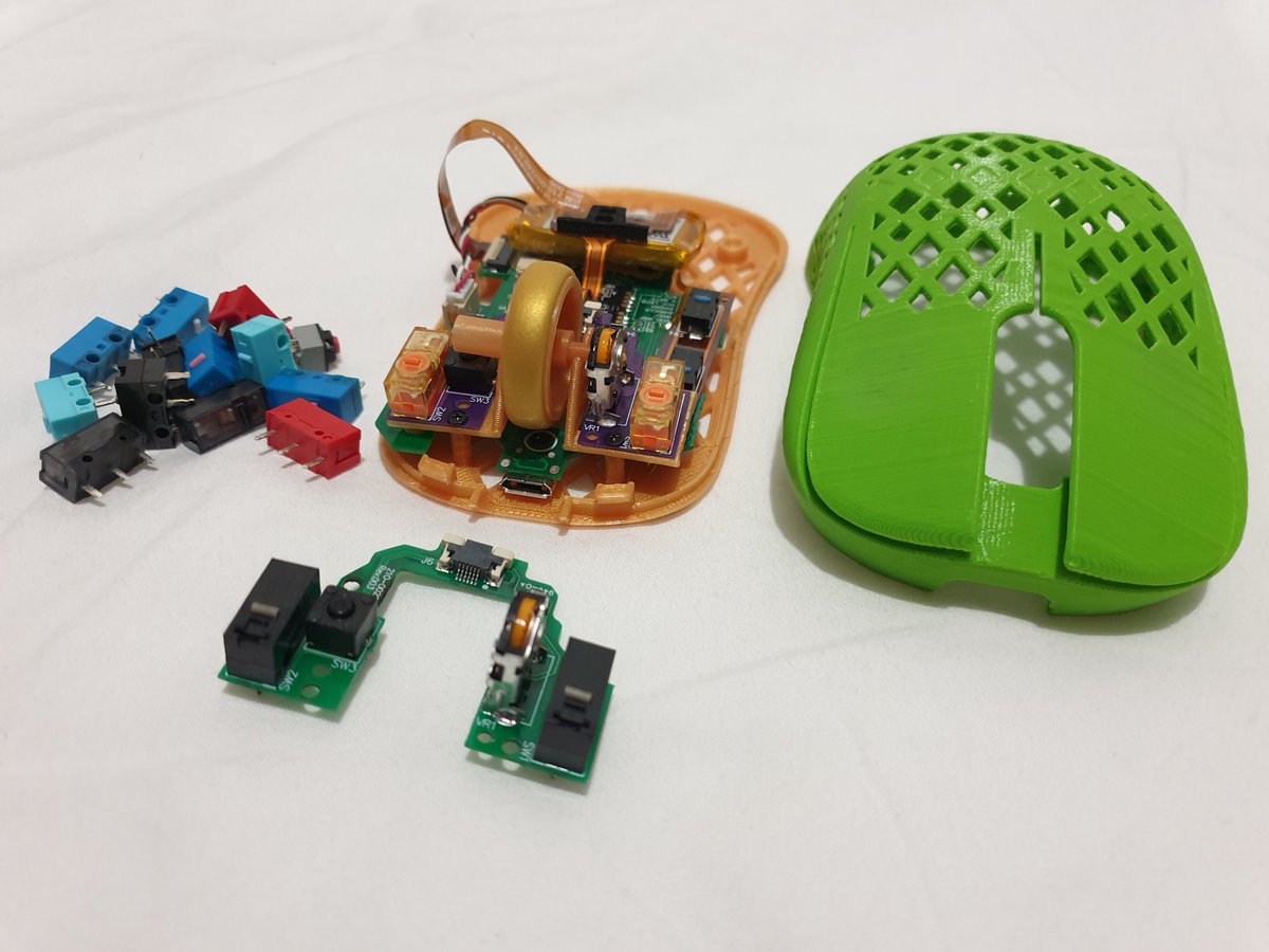 kyleirelandtech's tweet photo. I tried a Logitech G Pro X Superlight Hotswap PCB with a TTC Gold Encoder inside of @craftedmice's Symera104 - G Pro X based.
Result of testing; Omron Japan D2F Switches are still a winner!
You can buy these PCBs on eBay.
#craftedmice #mousemodding #mousemod #gpro #gprox #tech https://t.co/jyI9WVIJTi