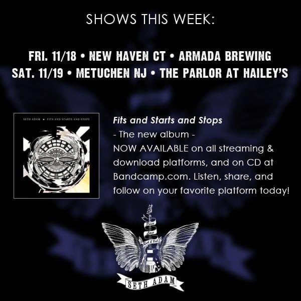 Seth Adam (@sethadam) on Twitter photo Hey, #NewHaven ! I’m looking forward to playing at <a href="/ARMADABREWING/">ARMADA BREWING</a> for my first time this FRI., 11/18. I’ve heard many good things about this place, and I hope you’ll join me! Starts at 6:00pm. Cheers! Hey, #NewHaven ! I’m looking forward to playing at <a href="/ARMADABREWING/">ARMADA BREWING</a> for my first time this FRI., 11/18. I’ve heard many good things about this place, and I hope you’ll join me! Starts at 6:00pm. Cheers!