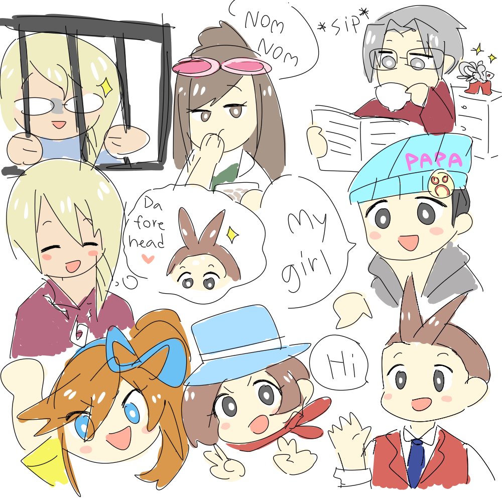 #AceAttorney doodle