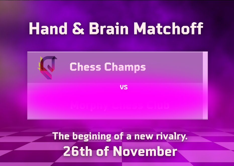 Anna Cramling on X: BIG Hand & Brain match this Saturday together