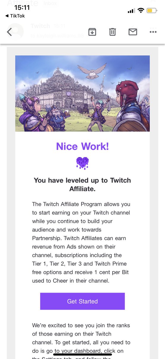 Kwaiib66's tweet photo. I finally did it!! Couldn’t of done it without the #koopatroop and @TeamOfTurtles. Love you all 💕✨ #TwitchAffliate #streamer #gaming #levelup https://t.co/lPN48k7Gpa