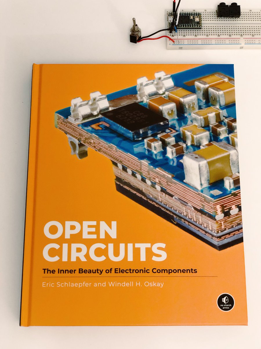 got my copy of open circuits! 🧡
