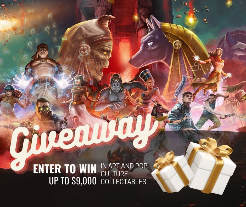 CryptoPharaohs_'s tweet photo. ⚡MEGA GIVEAWAY⚡
Enter our 🎉 MEGA GIVEAWAY 🎉 for a chances to win the biggest reward till date!
Enter for a chance to win: https://t.co/8EtvVoT3cU
The more actions you complete, the higher your chances of winning! 🥳
#PopConME #Art #PopCulture #Comics #Giveaways https://t.co/crT5fhYl2d