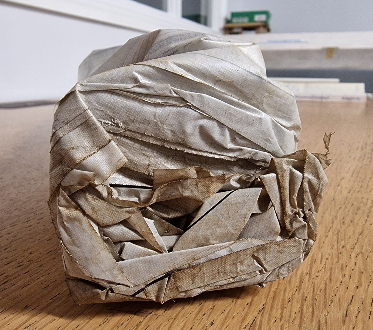 IsleOfManPRO's tweet photo. Our Records Assistants have unearthed what on first inspection appeared to be a Camberwell Carrot but is, in fact, a plain old #ConservationNightmare. https://t.co/JmzEKydawm