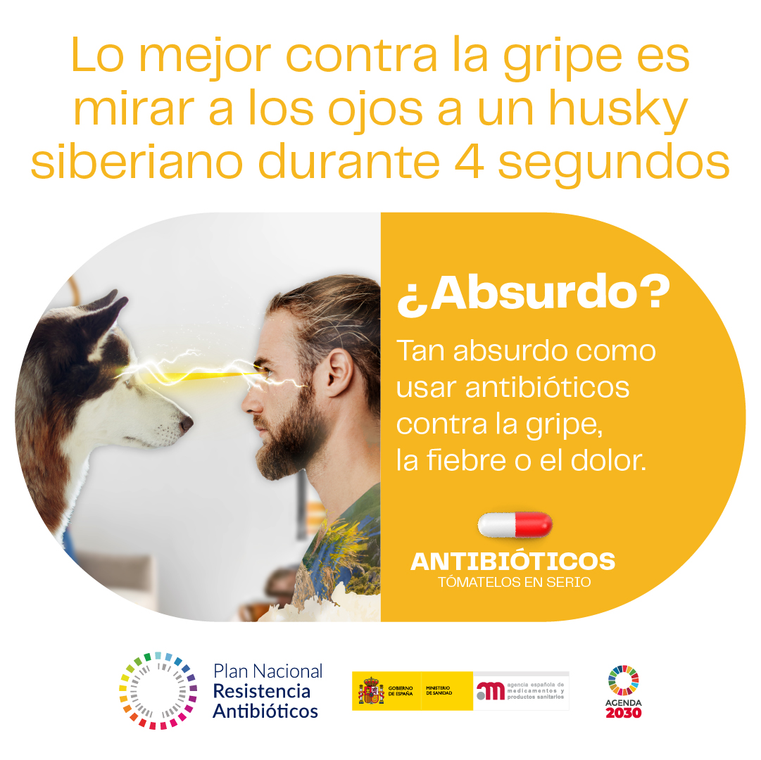 💡Las cosas sirven para lo que sirven y si las usas mal, te pueden hacer daño 

💊Los antibióticos no curan infecciones provocadas por virus. 

🗣️Si los utilizas cuando no debes, contribuyes al desarrollo de las bacterias resistentes.

resistenciaantibioticos.es/es/campanas/ca…

#TómatelosEnSerio