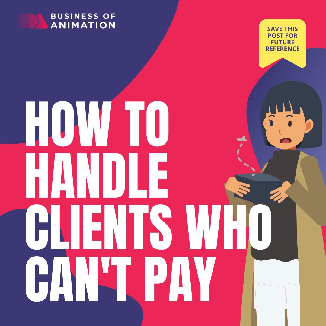 animationbiz's tweet image. Do you agree that handling clients who can't pay is one of the most common struggles of animators?

Here is a list of effective ways how to handle clients who can't pay:

#AnimationPay #AnimationJob #AnimationIncome #AnimationSales #AnimationClient