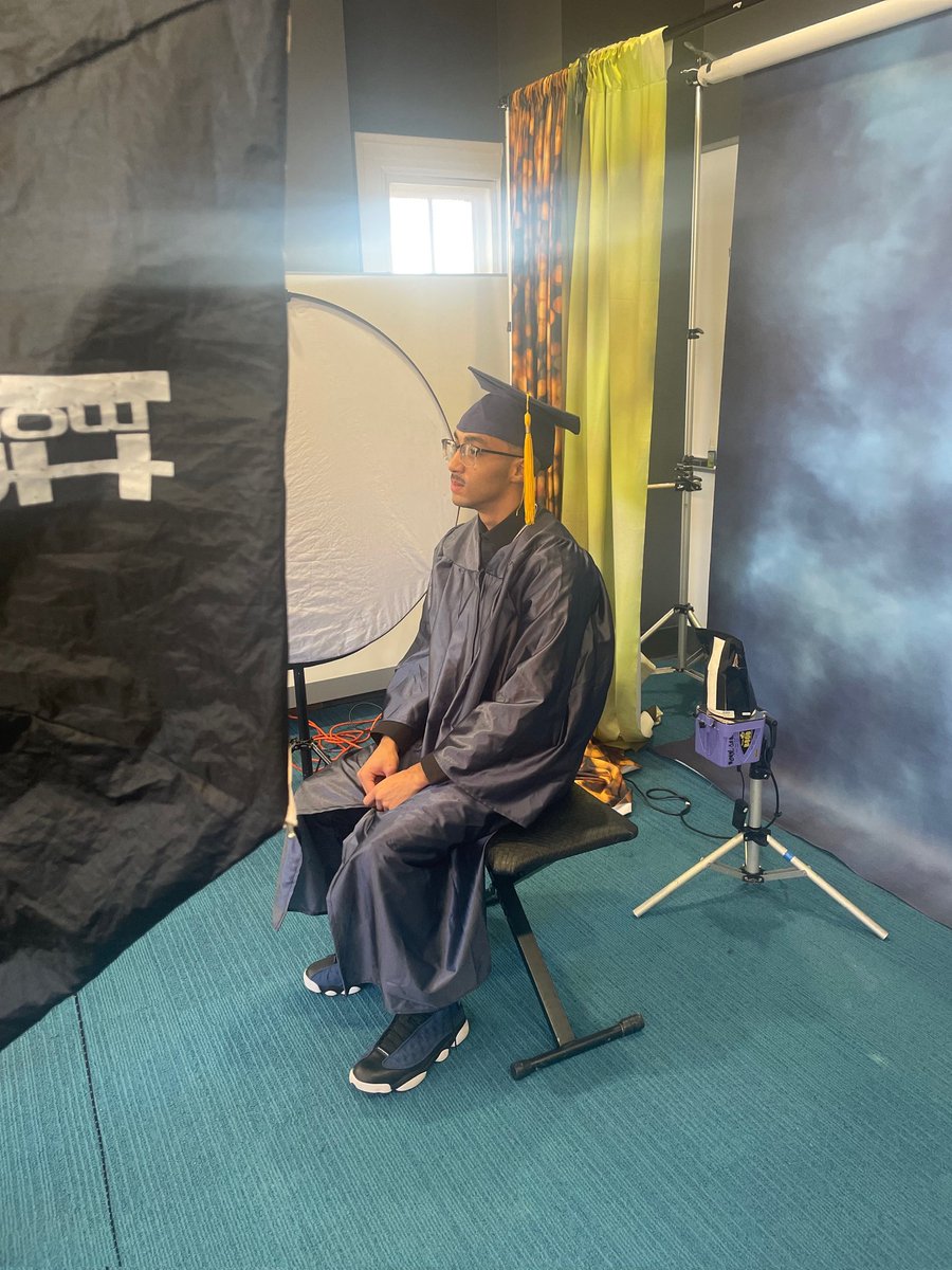 Sneak peek of our first graduating class taking their cap and gown pictures. #History #MarygroveMade #FirstGraduatingClass #ClassofTwentyTwentythree