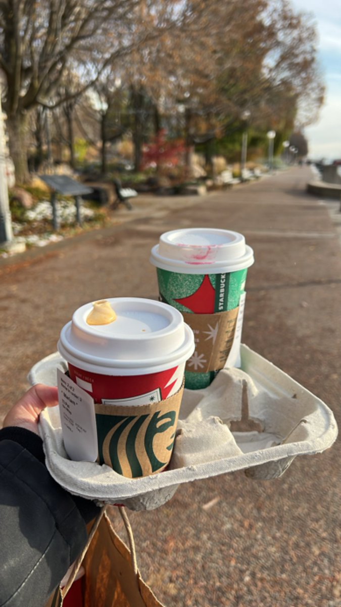 Got my <a href="/Starbucks/">Starbucks</a> limited-edition, reusable holiday cups! 🤩 Anyone buying ☕️ today please buy more and give it to a homeless / workers in your condo. It’s a cold day in Torrono and I’m sure they’ll appreciate it! #actofkindness