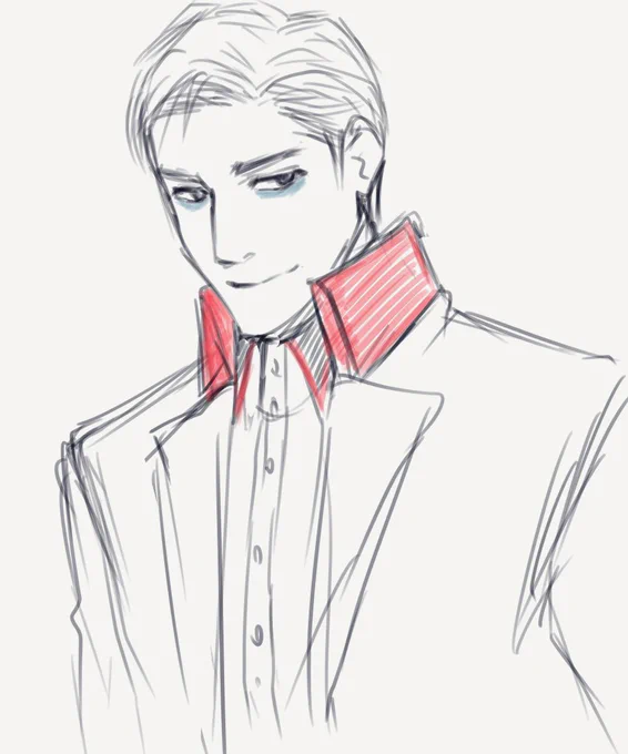 #このタグを見た人は推しの初描きと現在の絵を載せるフォルダの最古は20160902だった…まだ全然わかってない(そして今もわかってない) 