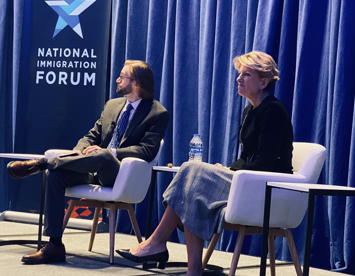 AnaMNego's tweet photo. .@CathyB_PMA of @IntFreshProduce calls attention to severe labor shortages in ag by asking a simple question: how many of your high school/college grads plan to work harvesting fruit &amp; vegetables? Guess how many of the 150+ #LTW22 attendees raised their hands? #immigrationmatters https://t.co/hUFmFGMzIR