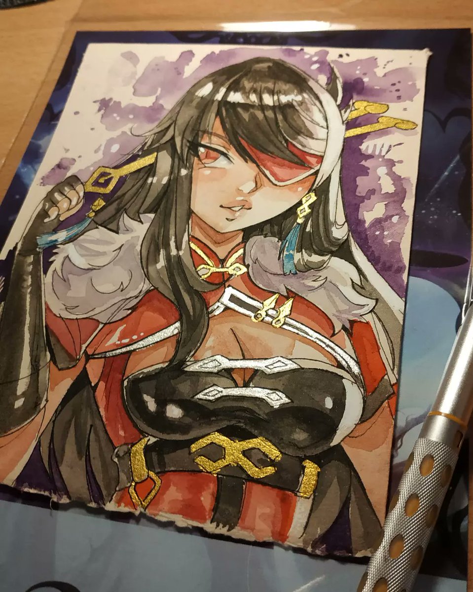 RazorSensei's tweet image. Heya everyone ,long time no see !

I have loads of watercolor portraits in the backlog ,gotta upload them all soon enough,  for now we start with Beidou.

#GenshinImpact #BeiDou #videogames #Genshinfanart #fanart #traditionalart