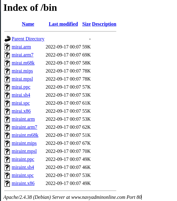 SecureSh3ll's tweet photo. #BroadcastServer #Mirai #Botnet #CloudflareON
URL : https://t.co/EjMTaVNgc4
cc @malwrhunterteam https://t.co/mfr7qWwVXF