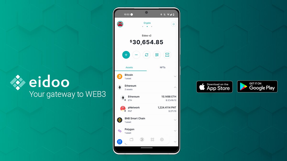 🗝 Not your keys, not your coins.

Looking for an innovative non-custodial wallet for mobile? Download Eidoov2 and become the real owner of your crypto assets.

Download the app on
Play Store: play.google.com/store/apps/det…
App Store: apps.apple.com/it/app/eidoo/i…