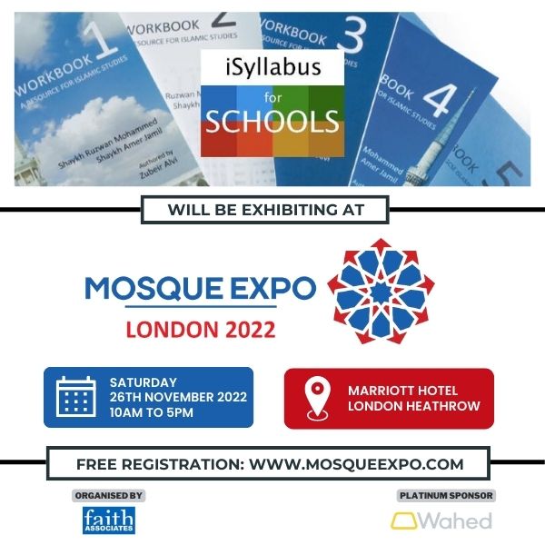 MosqueExpo's tweet image. We are delighted to welcome @isyllabuslearn to Mosque Expo 2022. Don't miss out on the chance to meet their fantastic team face-to-face.

Register here for free: 
eventbrite.com/e/mosque-expo-…

#Education #Syllabus #Madrassah