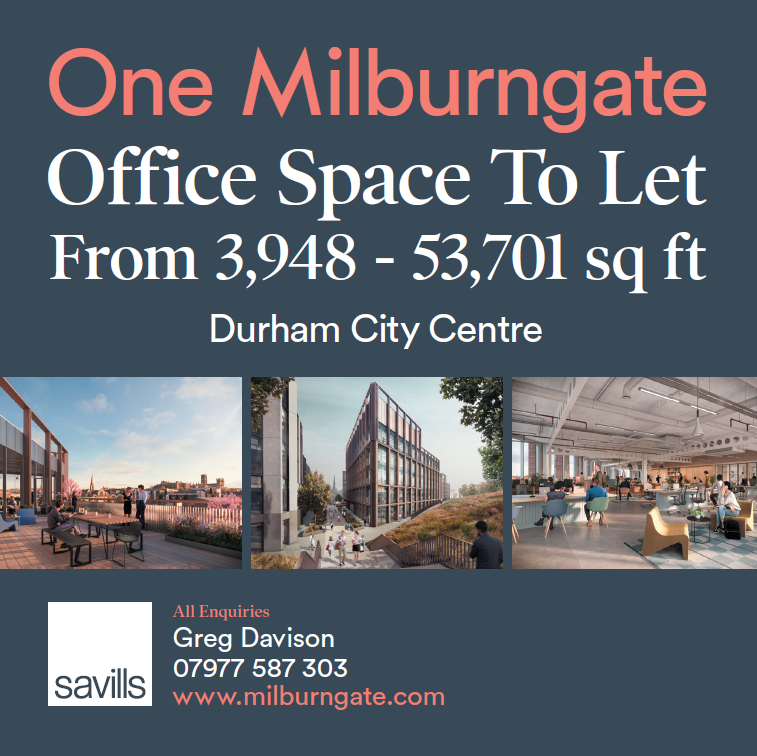 Looking for brand new office space to let in Durham city centre? One Milburngate might just be the 'One' for you and your staff. milburngate.co.uk