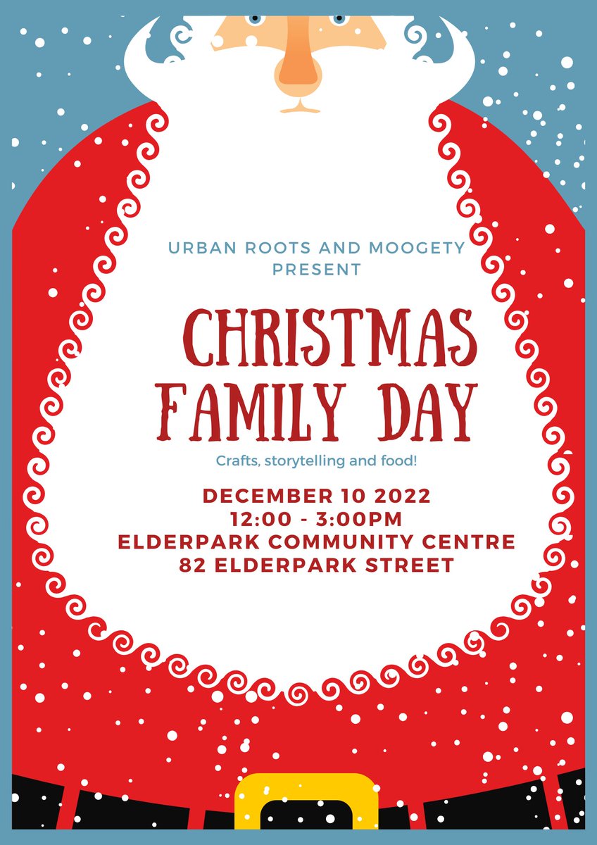 Urban Roots (@urbanrootsgla) on Twitter photo Saturday 10th December. Get over to Govan for some family fun! If you want to attend the community meal please contact julia@urbanroots.org.uk to book a place. Saturday 10th December. Get over to Govan for some family fun! If you want to attend the community meal please contact julia@urbanroots.org.uk to book a place.