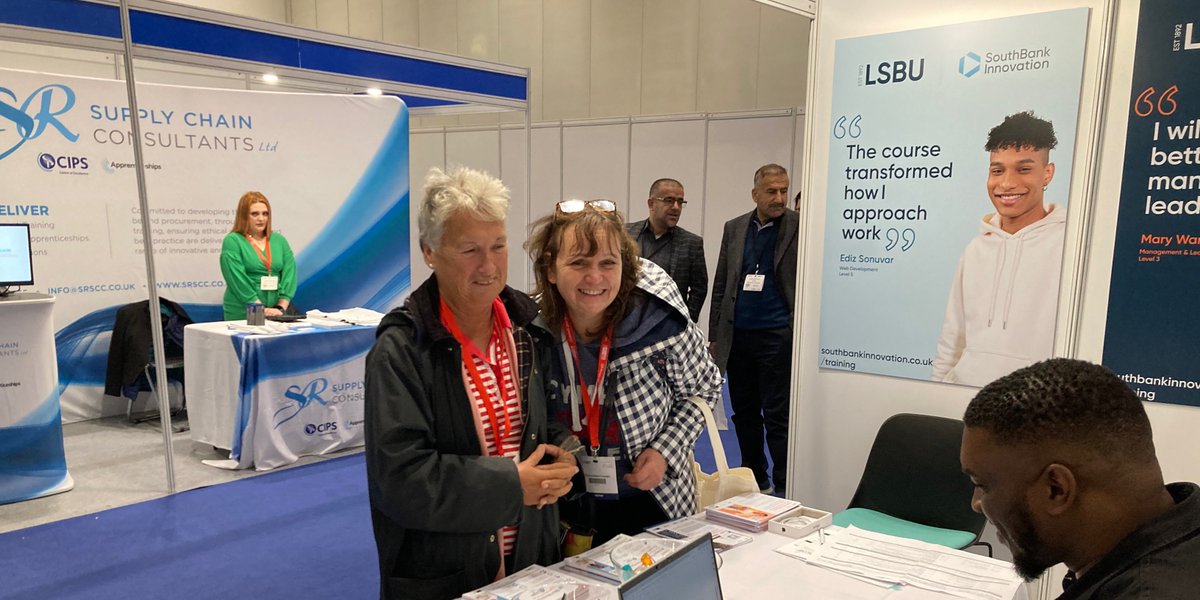 SBILondon's tweet photo. What a fantastic day at @RetrainExpo @TheBusinessShow!

Our #upskilling team have had a blast 💥 meeting so many Londoners interested in retraining or increasing their earning potential with fully-funded &amp; accredited learning.

If your SME is prepping for 2023, come say hello! 👋 https://t.co/vYt1heVo4j