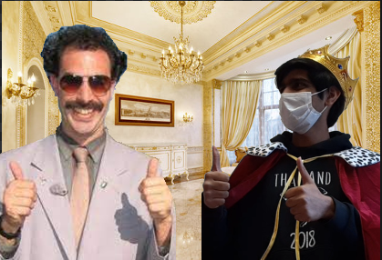 MensRightsParty's tweet photo. Borat supports the MRP 
"In America, woman can vote, but horse – cannot!" 
vote MRP to allow ALL horse to vote https://t.co/scv1KHTNc5