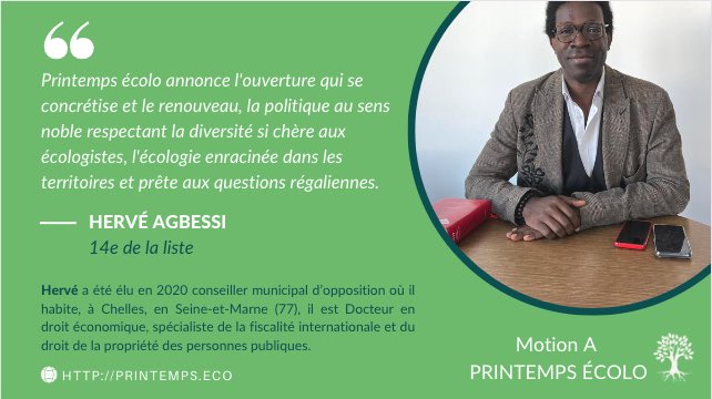 Printemps_ecolo's tweet photo. #CongrèsEELV
Portrait du 14e de notre XV de France : Hervé Agbessi.
Au rugby, le numéro 14 (avec le 11) est un « trois-quart aile » ou « ailier »:
🕊️ Chargé de surveiller les lignes de touches de façon constante.
🏈 En possession du ballon que par des occasions particulières. https://t.co/CulFrZi3QM
