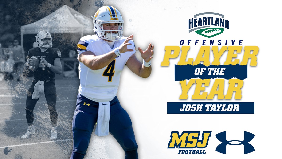 🚨BREAKING🚨

<a href="/MSJ_FB/">Mount St. Joseph Football</a> lands 19 on the All-<a href="/HCACDIII/">Heartland Collegiate Athletic Conference</a> lists. Led by <a href="/CoachHopperton/">Coach Hopperton</a> who has been named Coach of the Year, Josh Taylor as Offensive Player of the Year and Noah Hammond as Defensive Player of the Year.

FULL STORY: bit.ly/3ALtv0X

#DEFENDtheMOUNT #d3fb