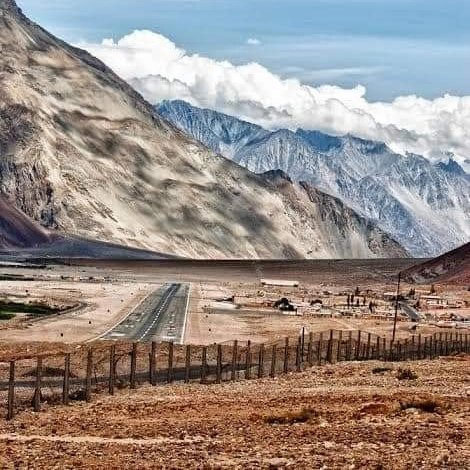 DIPR_Leh's tweet photo. CEC @LAHDC_LEH @tashi_gyalson congratulates people of Nubra region as #Thoise airport would soon get operational for civilians. 
Formal handover of land sketch took place in presence of elected representatives, officers of @IAF_MCC, @AAI_Official
&amp; @NobraSub. 
@PBLadakh @MoCA_GoI https://t.co/Jk2k4BLOrM