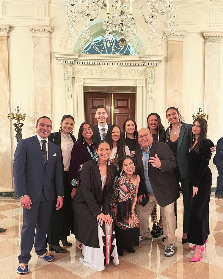 hrlyamber's tweet photo. Amber at the white house for indigenous history month https://t.co/aRhznFHXcb
