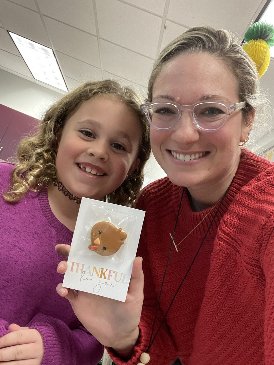 Thankful for such kind and caring students… and the cutest cookie I’ve ever received! 🦃 #gvfeeling <a href="/ConcordGV/">Concord Elementary</a>